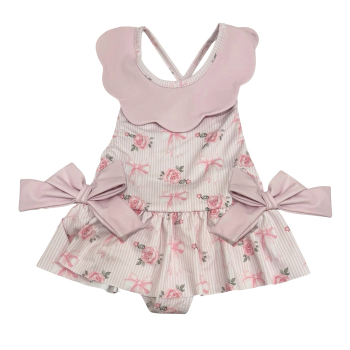 Rose Bows Girl Swimsuit