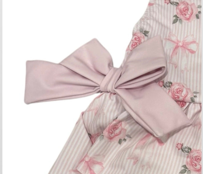 Rose Bows Girl Swimsuit