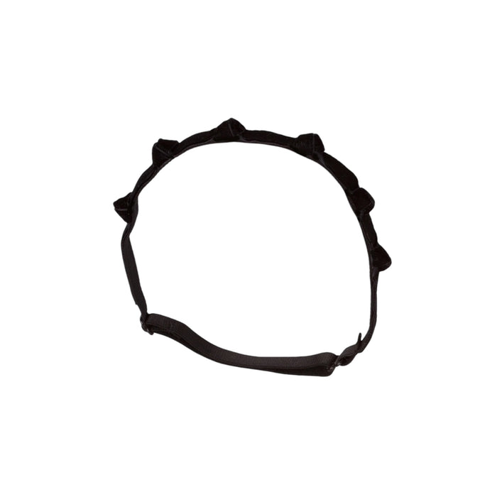 Rosebud Black Velvet Headband Wrap