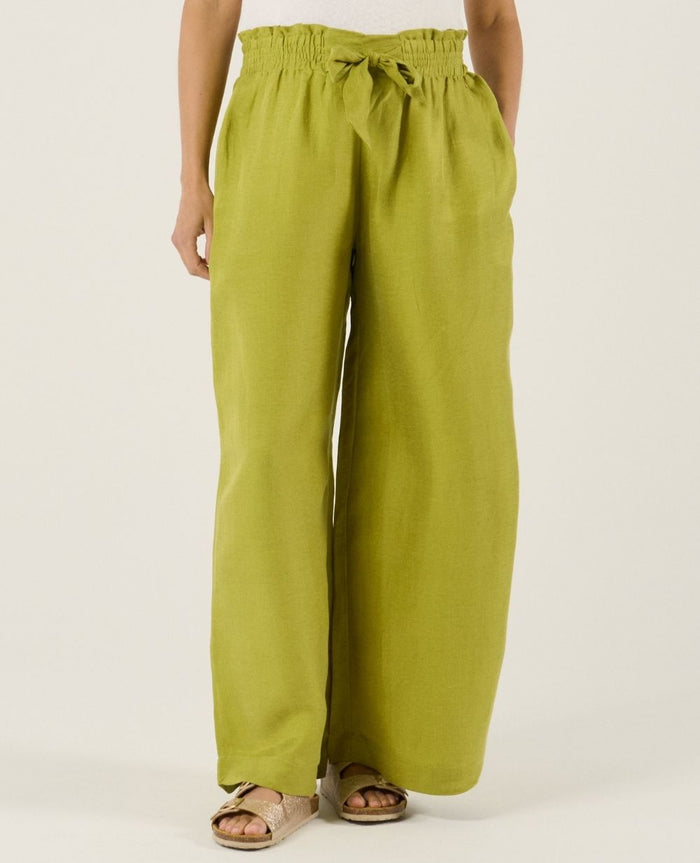 Sahel maternity twill smock pants - Anis