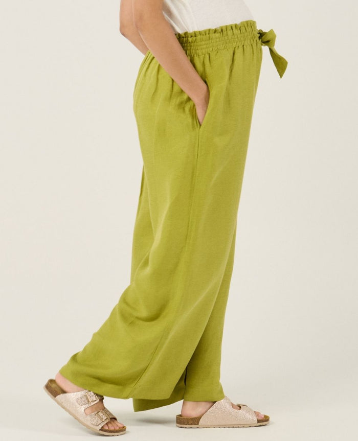 Sahel maternity twill smock pants - Anis