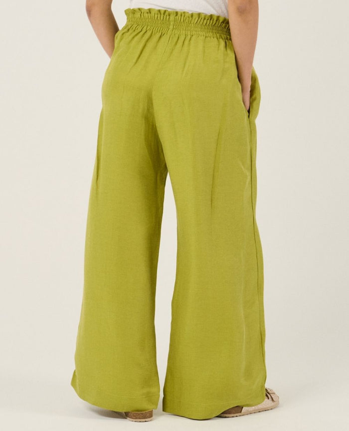 Sahel maternity twill smock pants - Anis