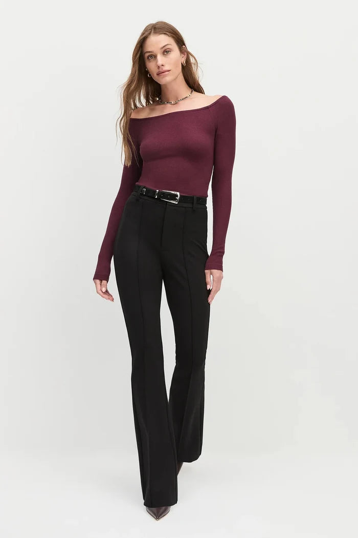 Sara Top - Burgandy
