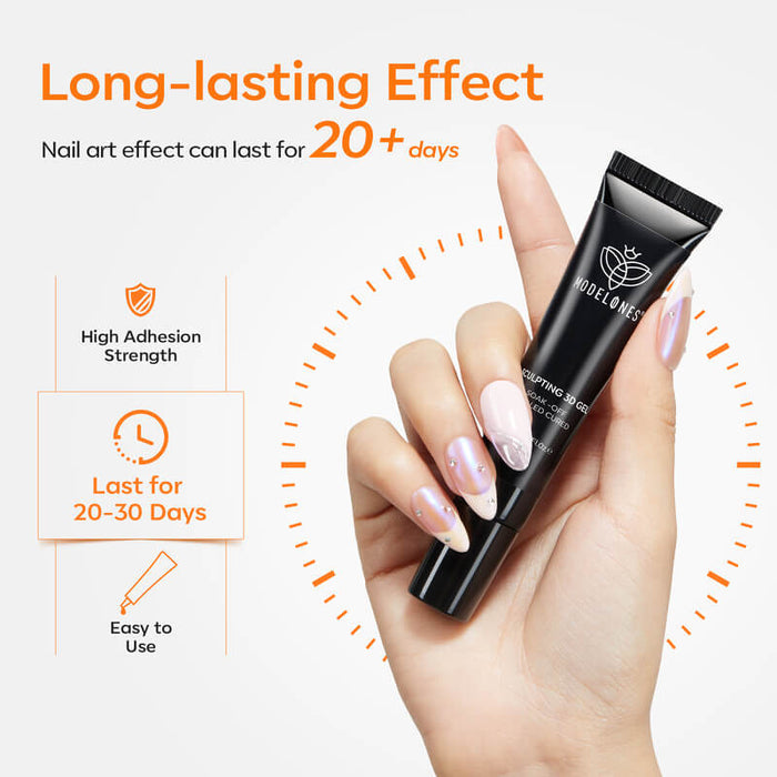 Modelones Sculpting 3D Gel 15ml Nail Glue MODELONES #