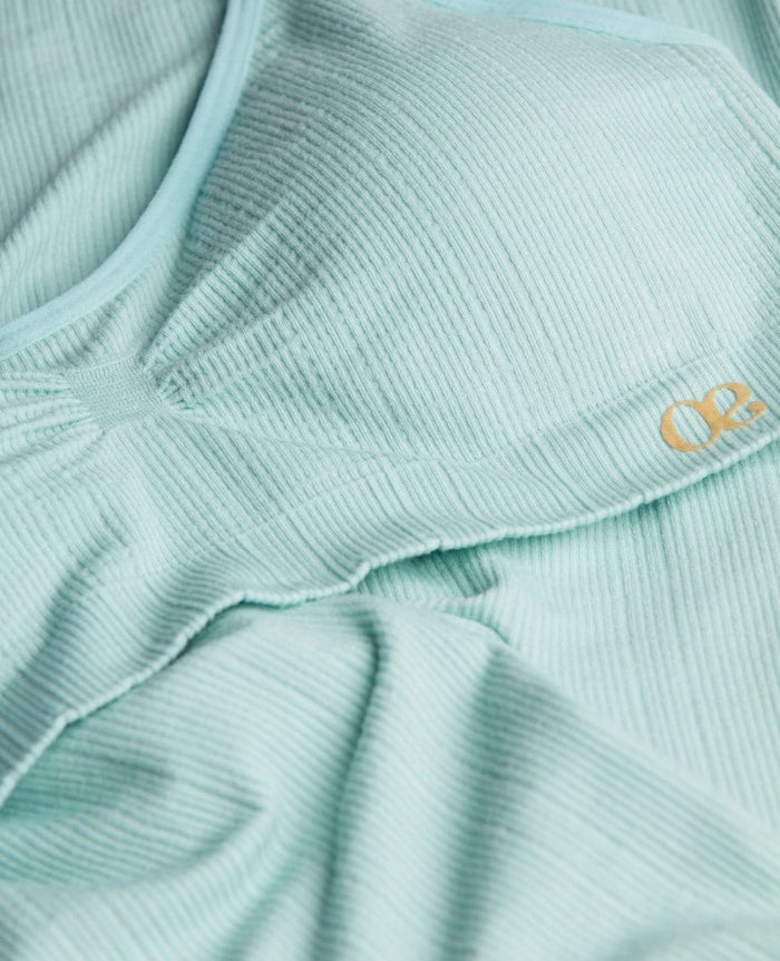 Seamless maternity and nursing bra Zoé aqua