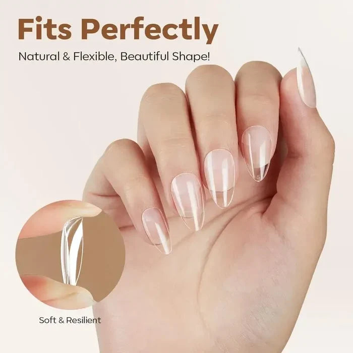 216 Pcs Semi-Frosted Nail Tips Nail Tip MODELONES #