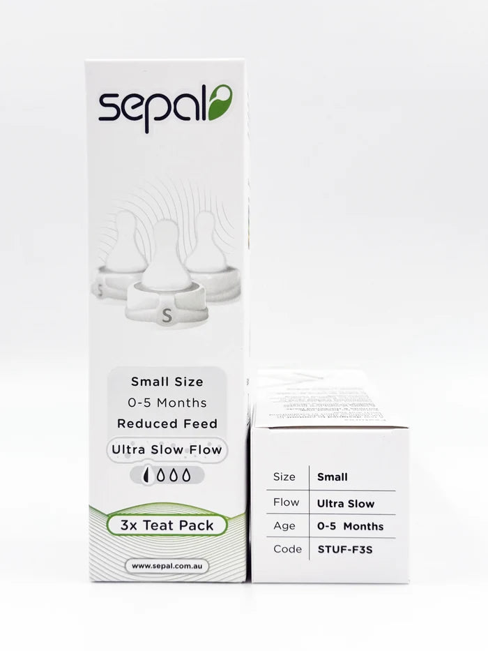 Sepal 3 Pack Teats  Small Teat | Ultra Slow Flow