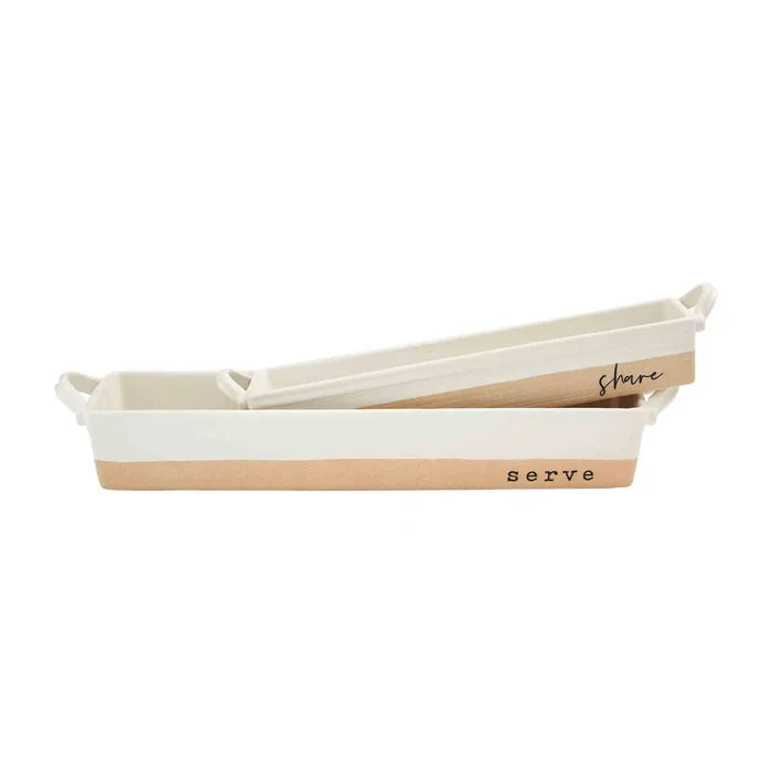Share & Serve Cracker Dish Set — Mud Pie