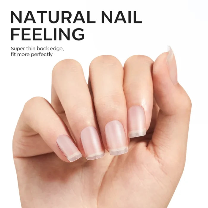 Short Square - Frosted Nail Tips