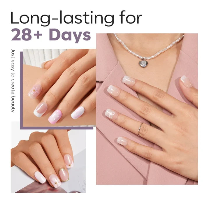 Short Square - Frosted Nail Tips