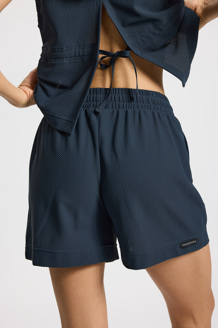 Rethinkit Shorts Airflow Shorts 1596 dark navy