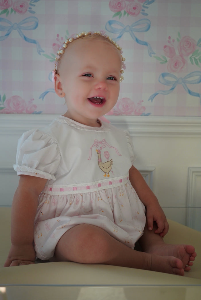Silly Goose Birthday Girl Romper
