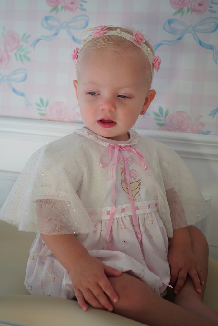 Silly Goose Birthday Girl Romper