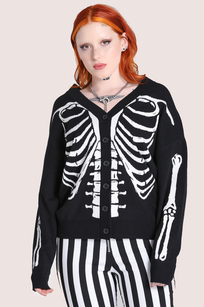 Skeleton Cardigan BKW