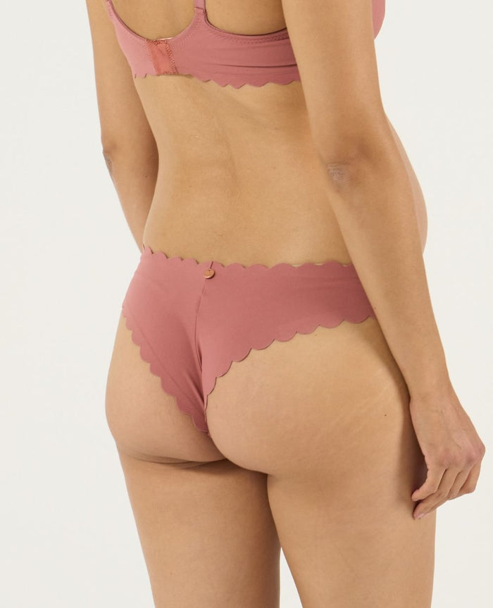 Skin low waist maternity tanga - Dusty Pink