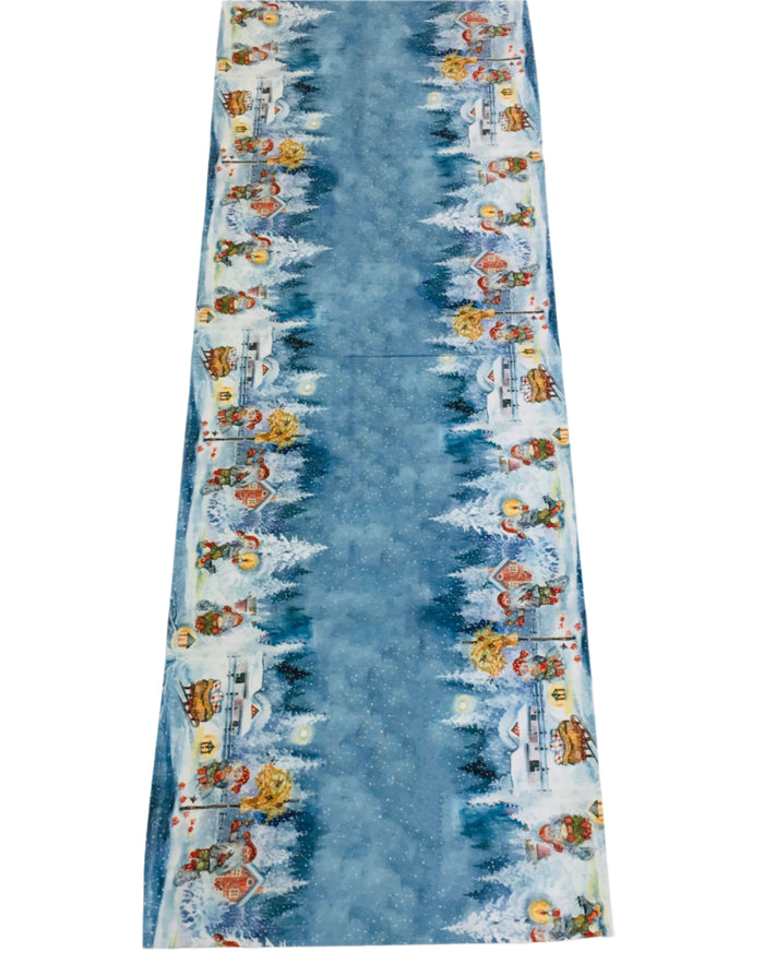 Snowy Tomte Table Runner