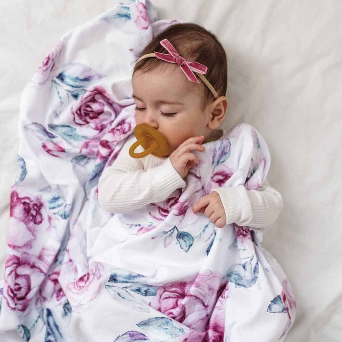 Snuggle Hunny - Mauve Velvet Bow