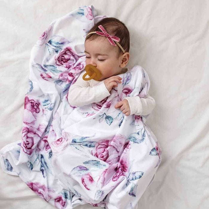 Snuggle Hunny - Mauve Velvet Bow