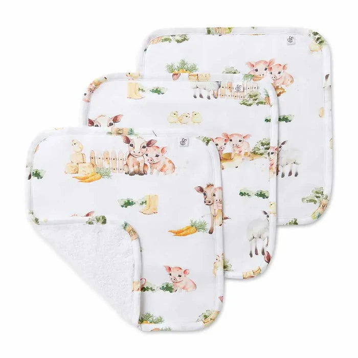 Snuggle Hunny Farm Organic Wash Cloths - 3 Pack