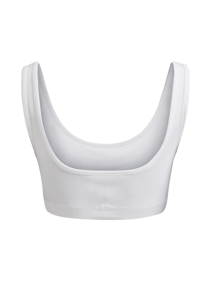 Rethinkit Soft rib bralette Key Comfy Top 0364 white