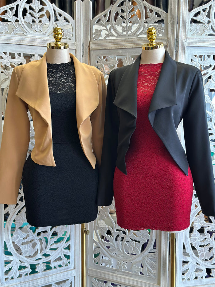 Soft Suede Blazer- Not Stretchy No Estira
