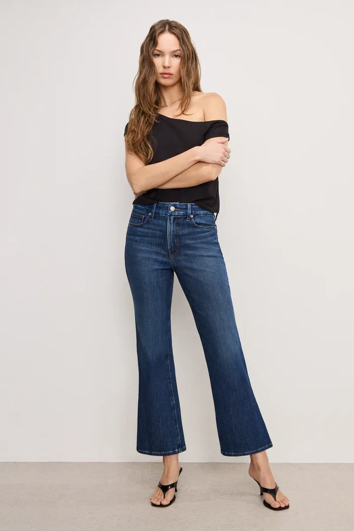 Soft Tech Good Legs Cropped Mini Boot - Indigo977