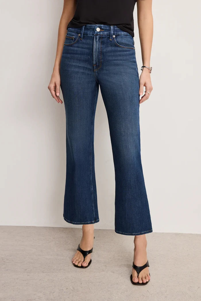 Soft Tech Good Legs Cropped Mini Boot - Indigo977