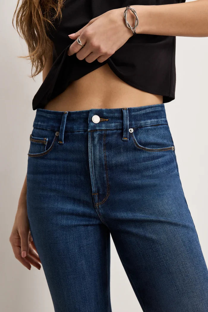 Soft Tech Good Legs Cropped Mini Boot - Indigo977