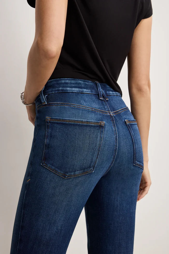 Soft Tech Good Legs Cropped Mini Boot - Indigo977