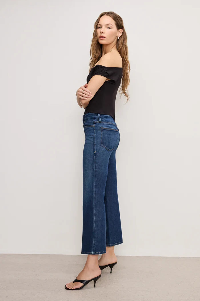Soft Tech Good Legs Cropped Mini Boot - Indigo977