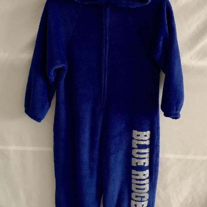 Solid Fuzzy Onesie Pajamas with Camp or Name