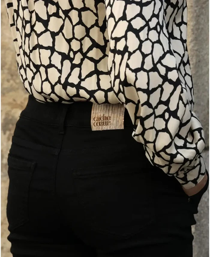Sophie ascot tie pregnancy and nursing blouse