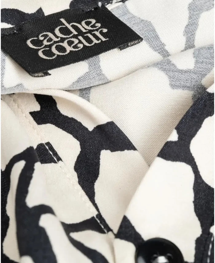 Sophie ascot tie pregnancy and nursing blouse