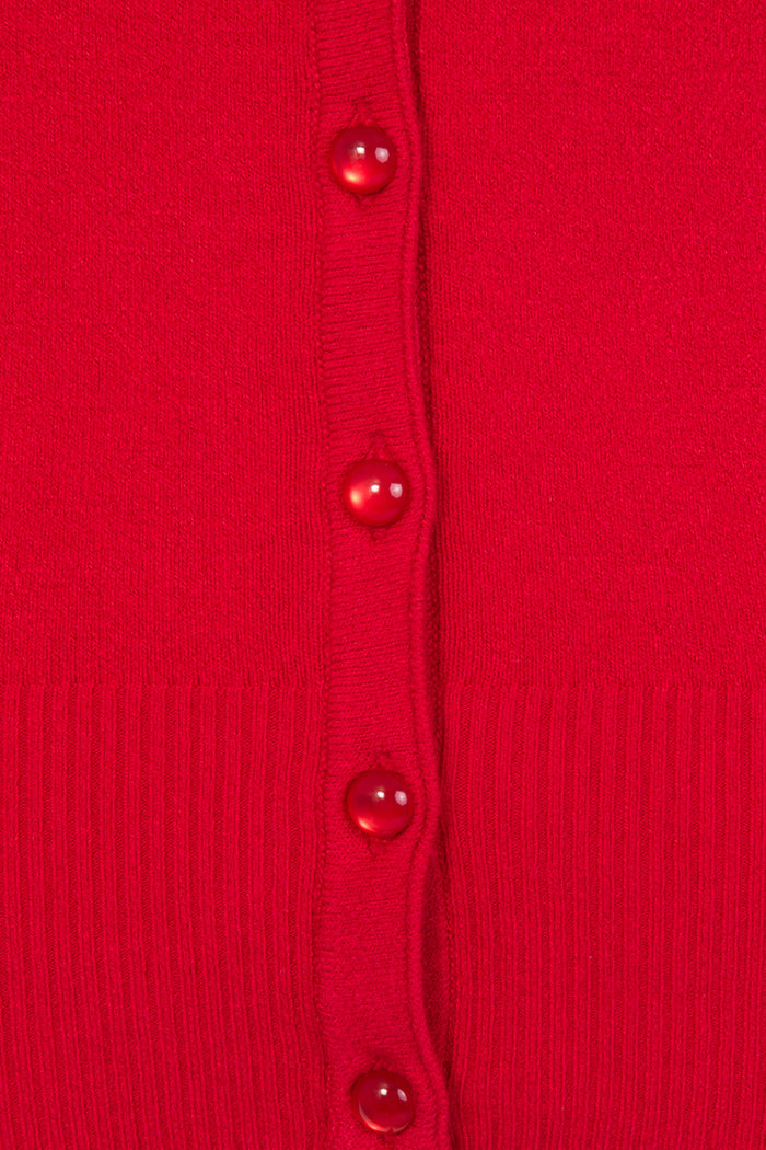 Spider Cardigan Red