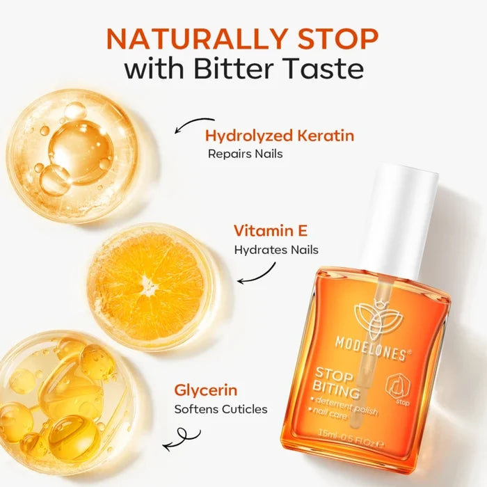 Stop Biting Polish 15ml Nail Care MODELONES #