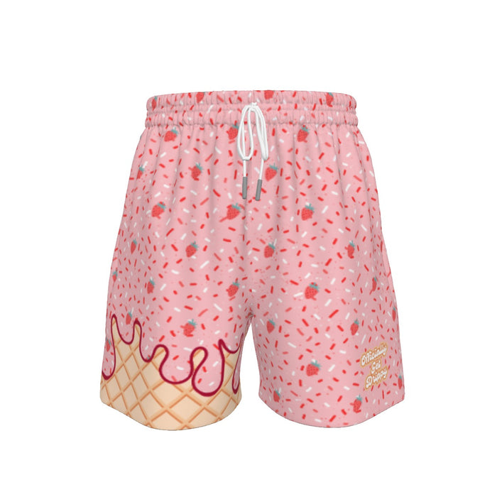 Strawberry Ice Cream Sport Shorts (All Sizes)