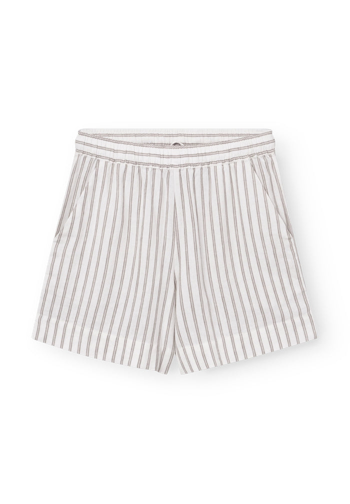 Rethinkit Stribed Shorts PJ Shorts 0076 warm grey stripe