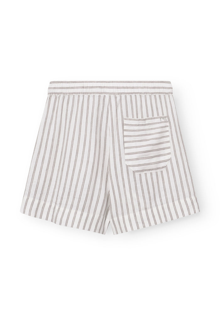 Rethinkit Stribed Shorts PJ Shorts 0076 warm grey stripe