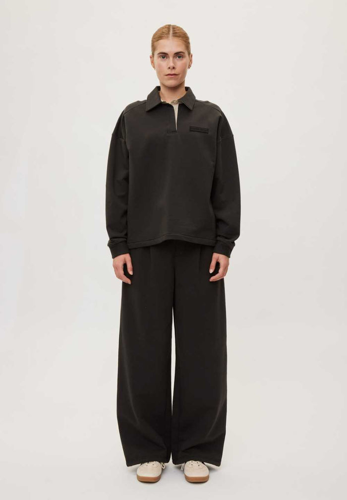 Rethinkit Sweat Casual Trousers One Trousers 0022 almost black