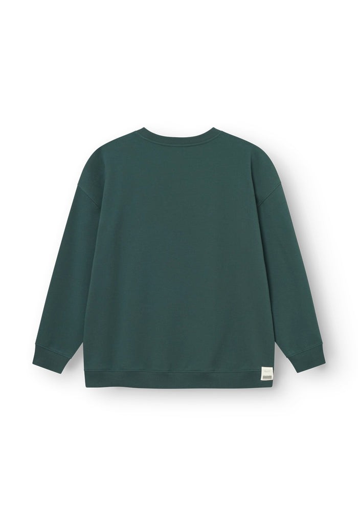 Rethinkit Sweat Shirt Logo Sweatshirt 4126 deep green