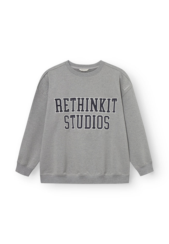 Rethinkit Sweat Shirt Logo Sweatshirt 0105 grey melange