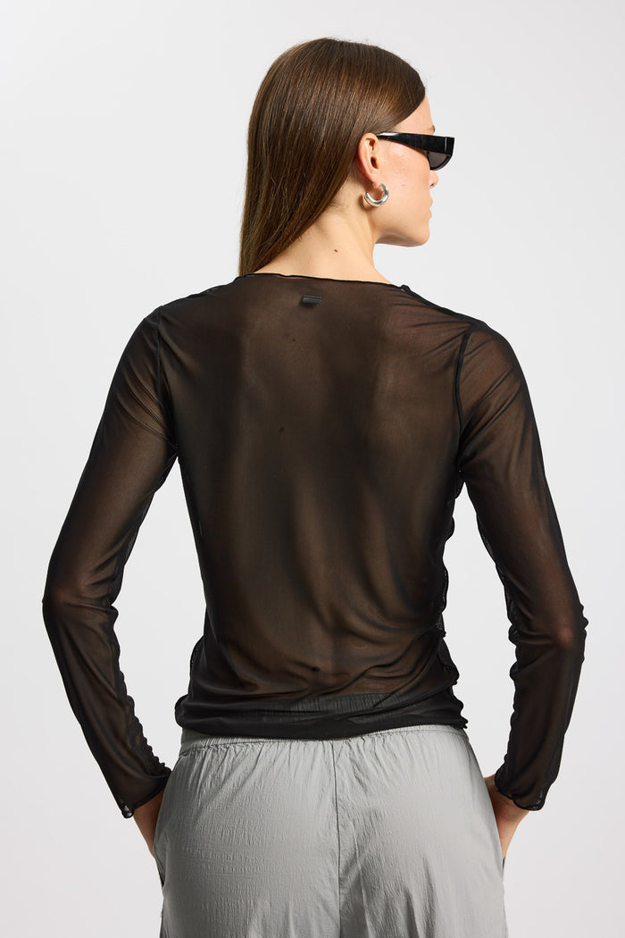 Rethinkit T-shirt Veil Tee 0022 almost black