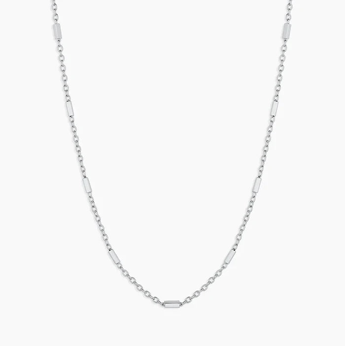 Tatum Necklace - 19 In Silver