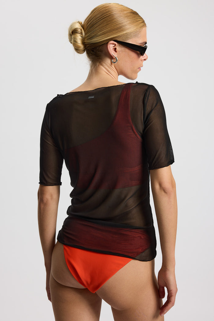 Rethinkit Tee Veil Tee 0022 almost black