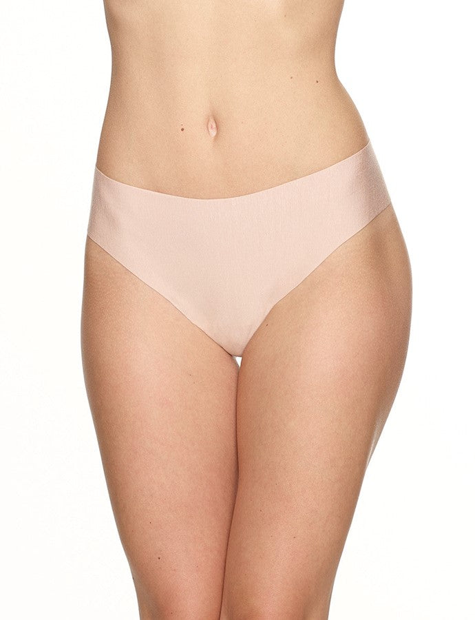 The Butter Mid-Rise Thong - Beige