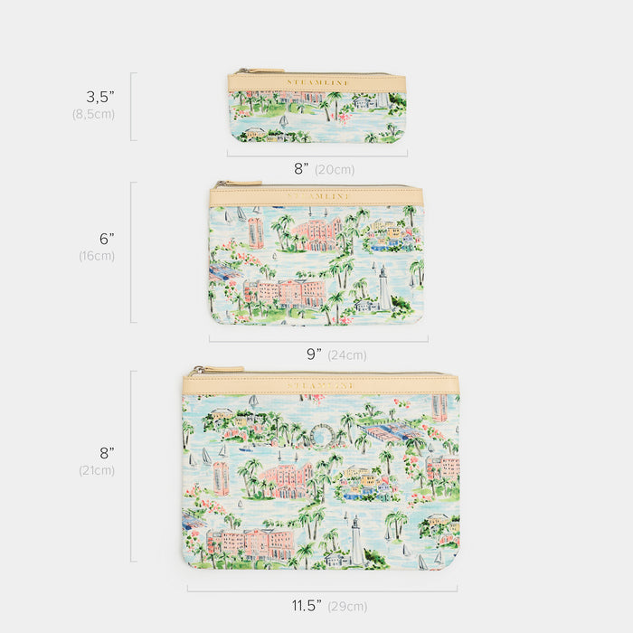 The Hamilton Princess Bermuda x SteamLine - Cosmetic Case Set