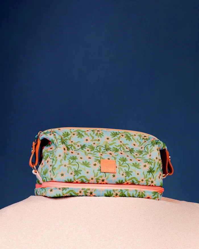 The Somewhere Co Cosmetic Bag -  Seaflower