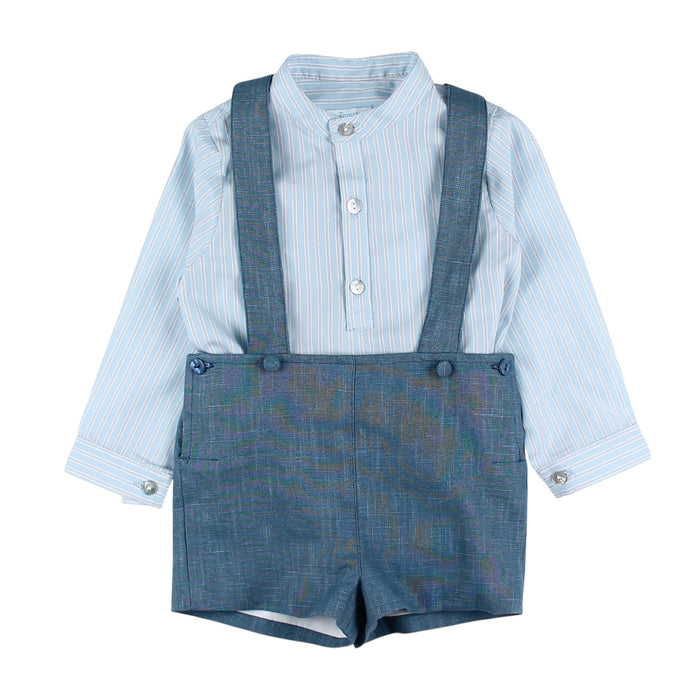 Thomas Denim Blue Boy 2-piece Set