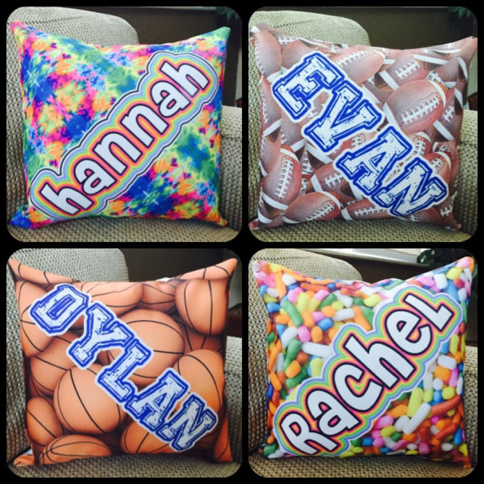 Throw Pillows - Namedrops patterns