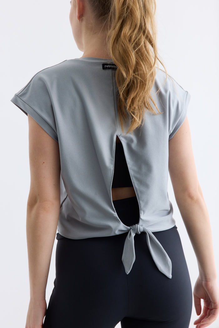 Rethinkit Top Tie Nice Tee 0119 silver